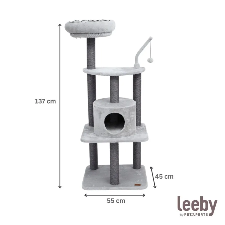 Leeby Kenzo árbol rascador con cama para gatos Sale