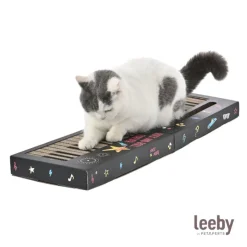 Leeby Kitty teclado rascador de cartón con bola para gatos Outlet