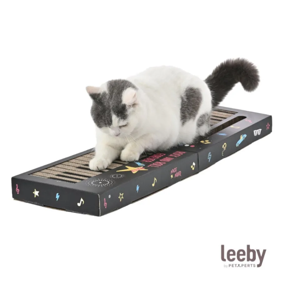 Leeby Kitty teclado rascador de cartón con bola para gatos Outlet