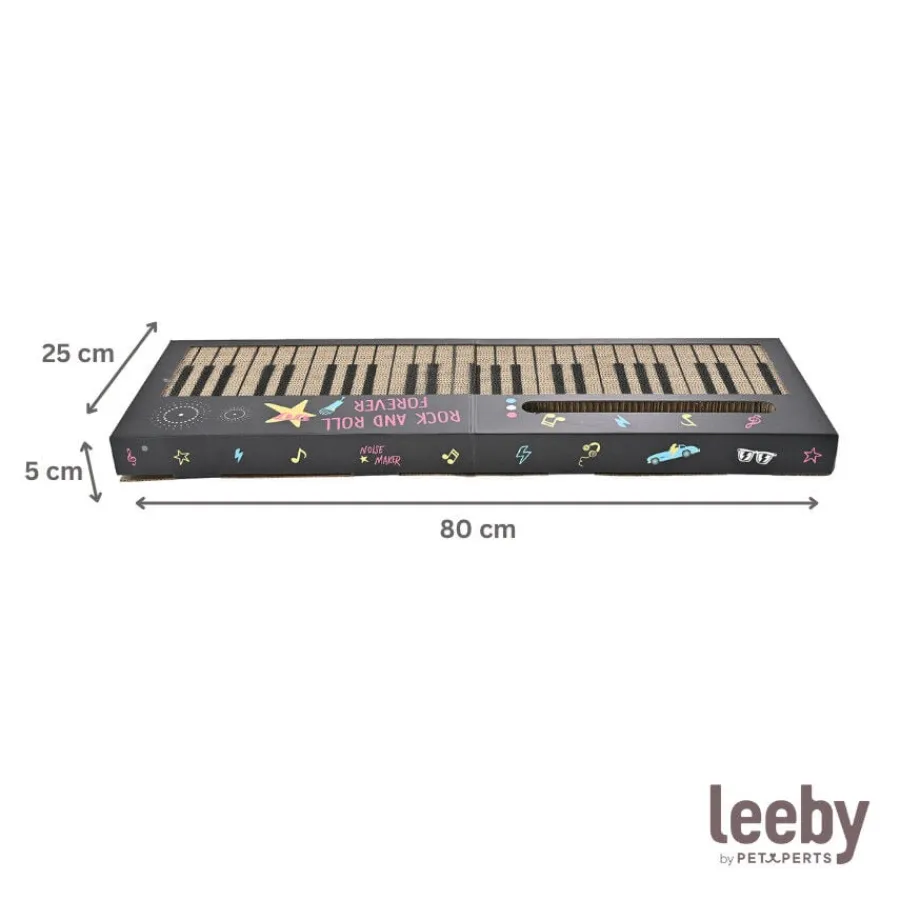 Leeby Kitty teclado rascador de cartón con bola para gatos Outlet