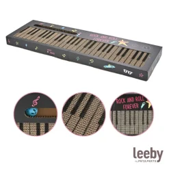 Leeby Kitty teclado rascador de cartón con bola para gatos Outlet