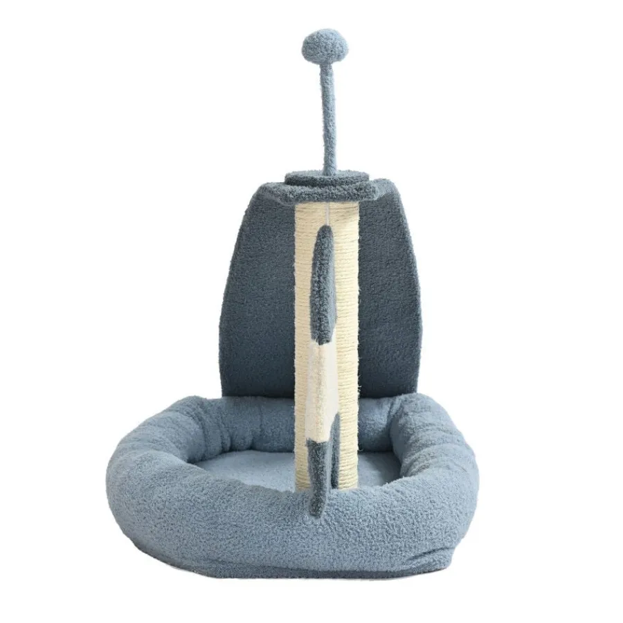 Leeby Koko rascador con cama y juguete para gatitos Outlet