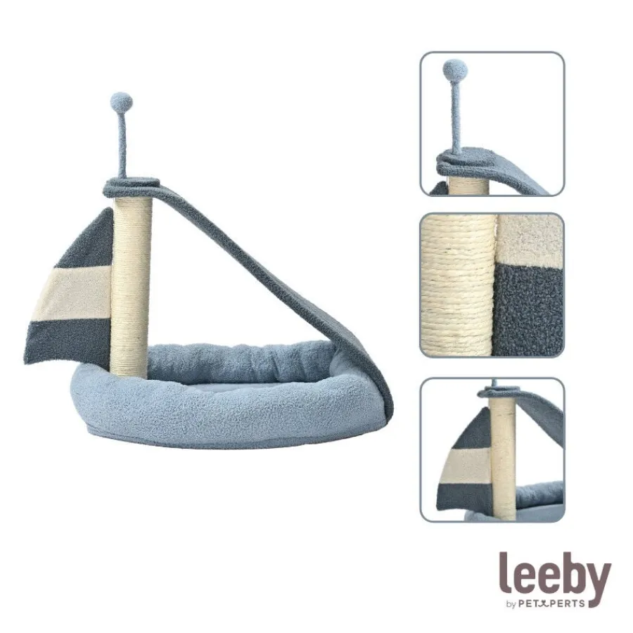 Leeby Koko rascador con cama y juguete para gatitos Outlet