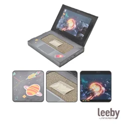 Leeby Lily rascador de cartón en forma de ordenador para gatos Outlet