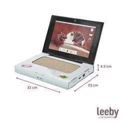 Leeby Lola rascador de cartón en forma de ordenador para gatos Sale