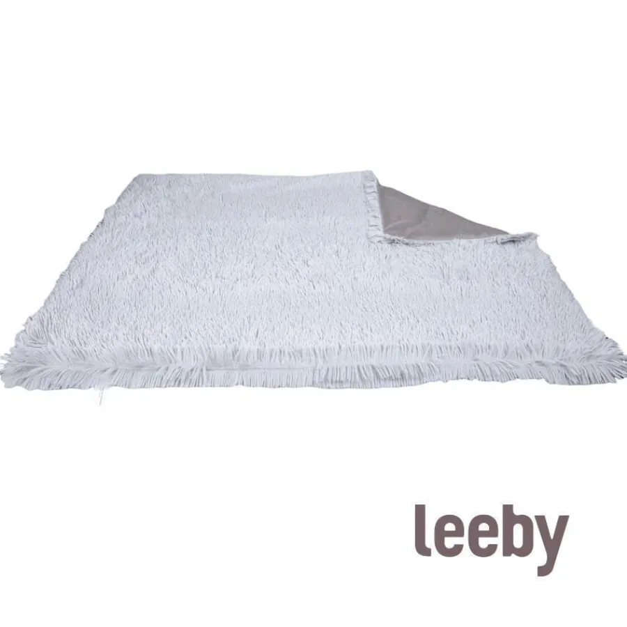 Leeby Manta Anti Estrés Suave Gris para perros Online
