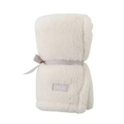 Leeby Manta Suave de Pelo Blanco para gatitos