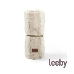 Leeby manta suave leopardo print para perros Online