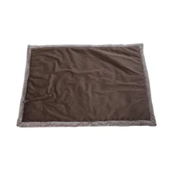 Leeby manta suave marrón para perros Outlet