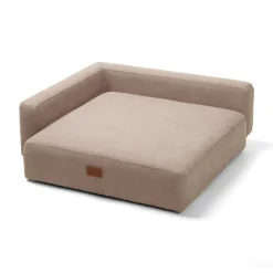 Leeby sofá chaiselongue beige para perros Discount