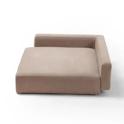 Leeby sofá chaiselongue beige para perros Discount