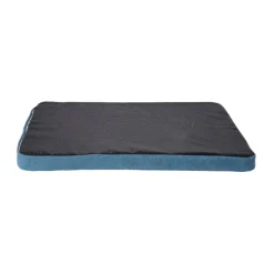 Leeby sofá de madera con colchón azul para perros Outlet