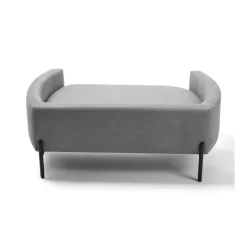 Leeby sofá elevado gris para perros