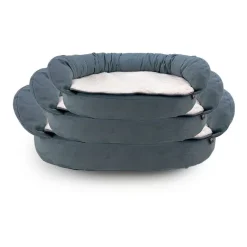 Leeby Sofá Ortopédico Viscoelástico Gris para perros Clearance