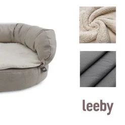 Leeby Sofá Ortopédico Viscoelástico Marrón para perros Discount