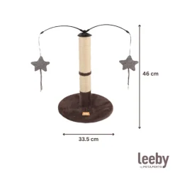 Leeby Sol rascador de sisal para gatos