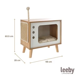 Leeby Thierre TV cama nido rascador para gatos Discount