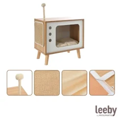 Leeby Thierre TV cama nido rascador para gatos Discount