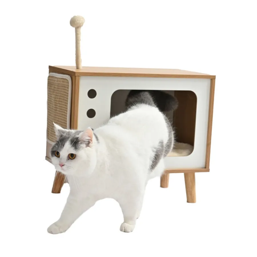 Leeby Thierre TV cama nido rascador para gatos Discount