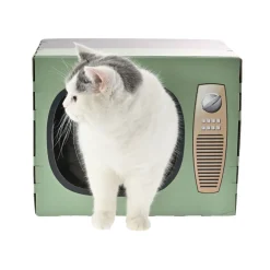 Leeby Tommy TV cama nido rascador de cartón para gatos Discount