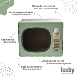 Leeby Tommy TV cama nido rascador de cartón para gatos Discount