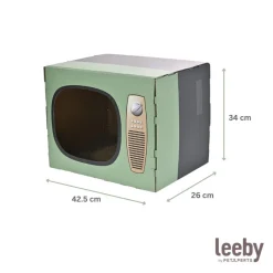Leeby Tommy TV cama nido rascador de cartón para gatos Discount