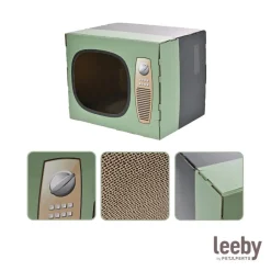 Leeby Tommy TV cama nido rascador de cartón para gatos Discount