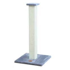 Leeby Vida rascador de sisal cuadrado azul para gatos New