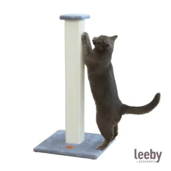 Leeby Vida rascador de sisal cuadrado azul para gatos New