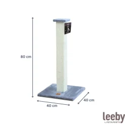 Leeby Vida rascador de sisal cuadrado azul para gatos New