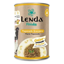 Lenda Tapenade Granjero lata para perros New