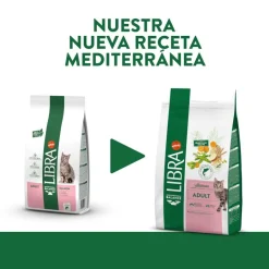Libra Adult Salmón y Arroz pienso para gatos New