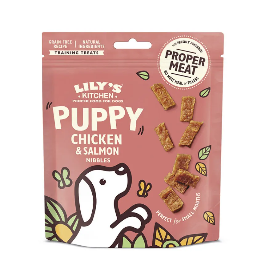 Lily's Kitchen Bocaditos Puppy Pollo y Salmón para perros Discount