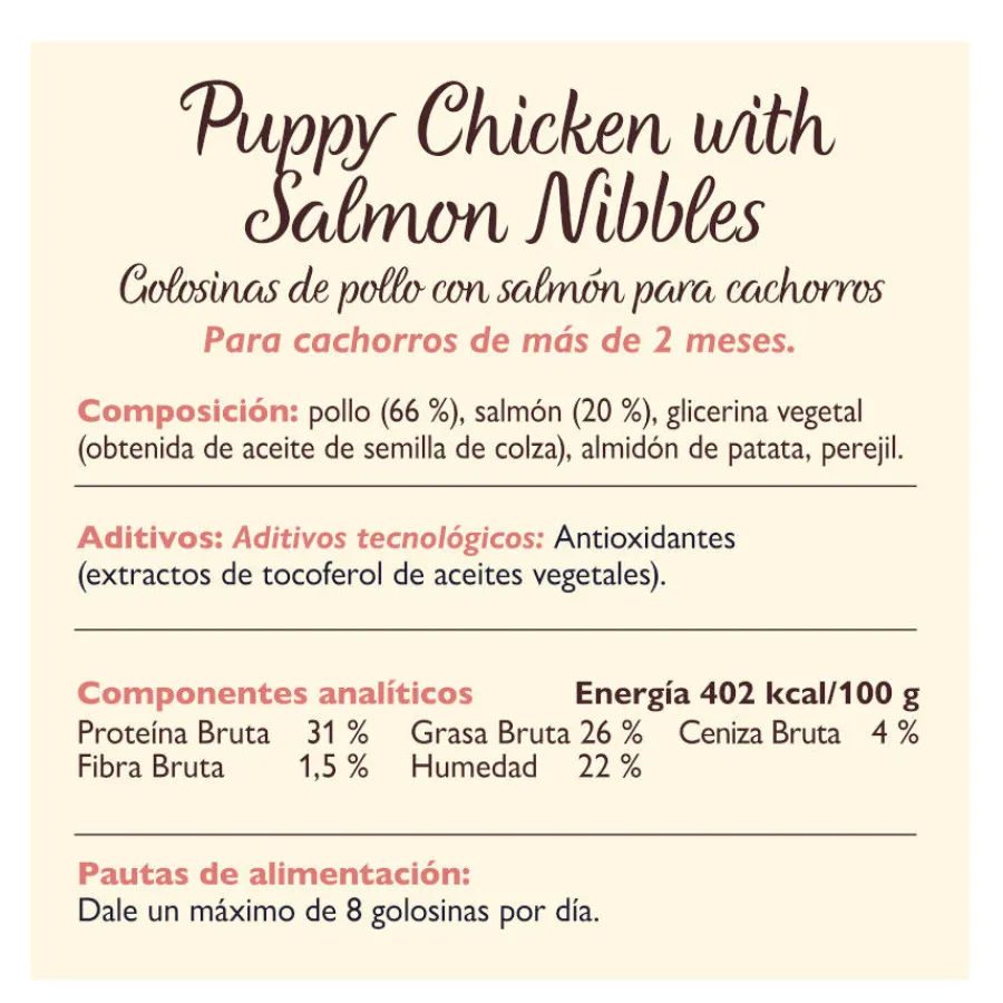 Lily's Kitchen Bocaditos Puppy Pollo y Salmón para perros Discount