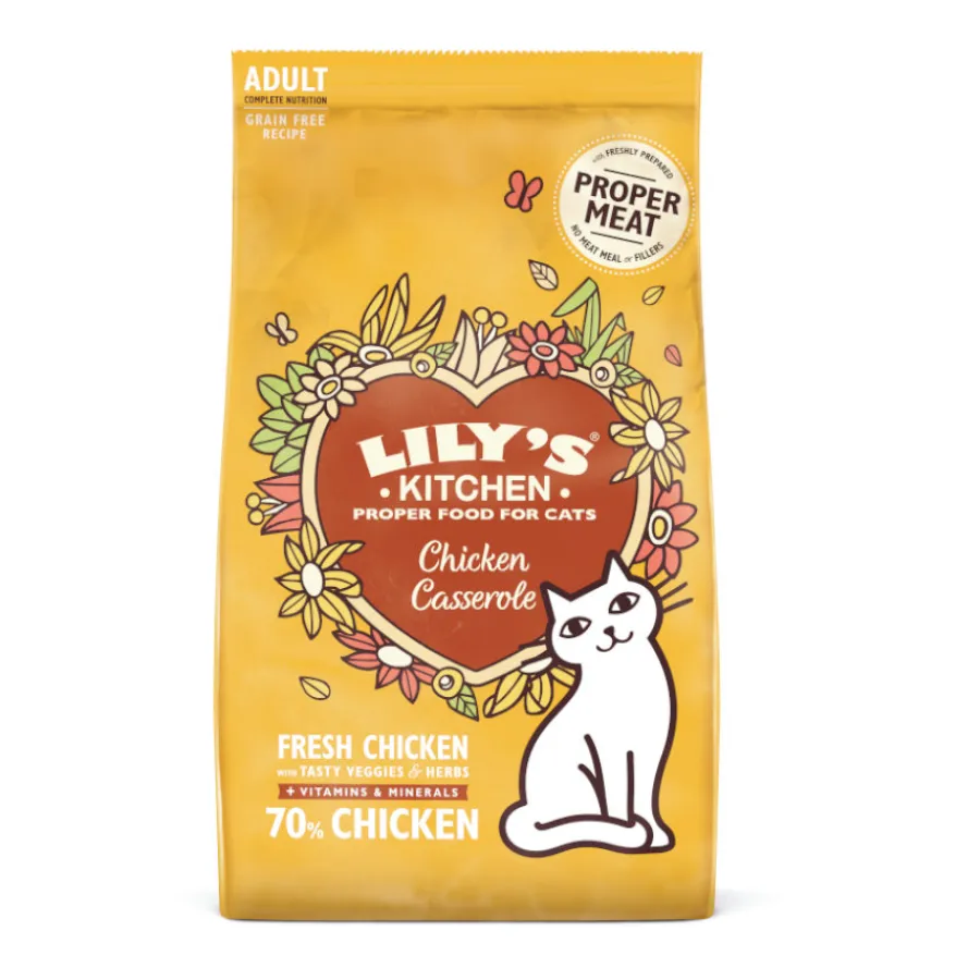 Lily's Kitchen Grain Free Pollo pienso para gatos Best