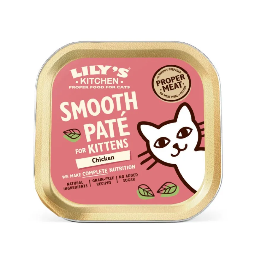 Lily's Kitchen Kitten Pollo en paté tarrina para gatos Outlet