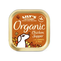 Lily's Kitchen Organic pollo tarrina para perros