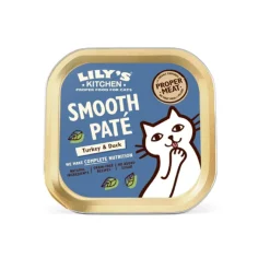 Lily's Kitchen Pavo y Pato en Paté Suave tarrina para gatos Clearance