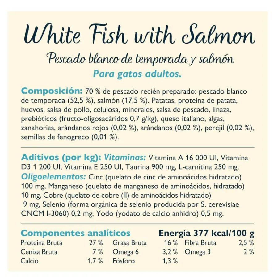 Lily's Kitchen Pescado blanco pienso para gatos Hot