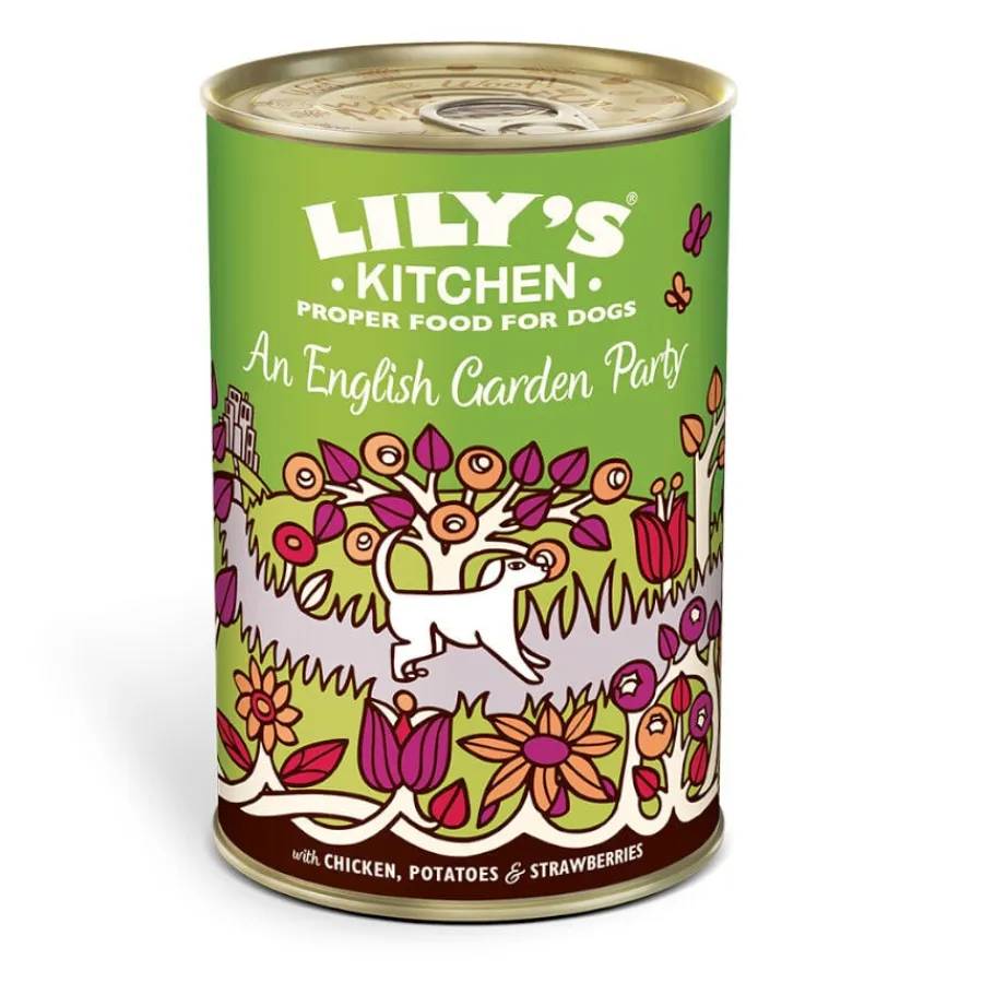 Lily's Kitchen pollo y fresas lata para perros Outlet