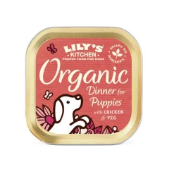 Lily's Kitchen Puppy Organic Pollo tarrina Sale