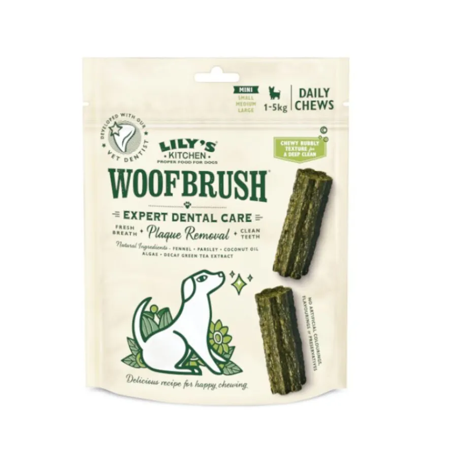 Lily's Kitchen Snack Dentales Woofbrush Mini para perros Clearance