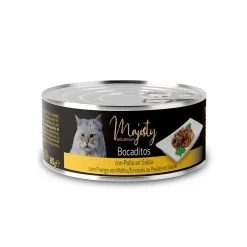 Majesty Adult Bocaditos de Pollo en Salsa lata para gatos New