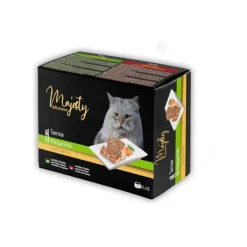 Majesty Adult Mix Terrine lata para gatos – Pack Online