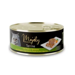 Majesty Adult Terrine Pollo y Verduras lata para gatos Online