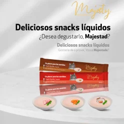 Majesty Mix de snack líquido para gatos New