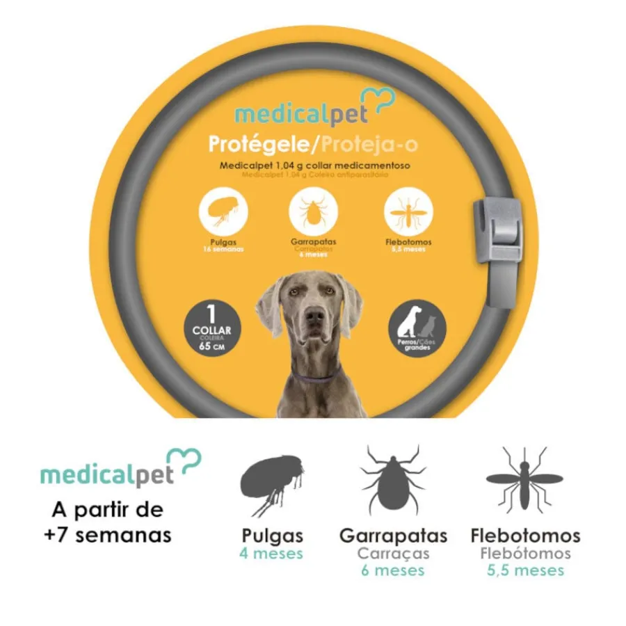 Medicalpet Collar Antiparasitario para perros Online