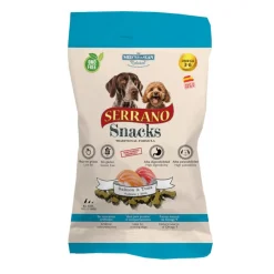 Mediterranean Natural Serrano Galletas Salmón y Atún para perros Hot