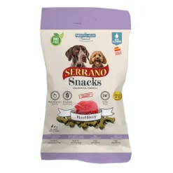 Mediterranean Natural Serrano Galletas Buey para perros New