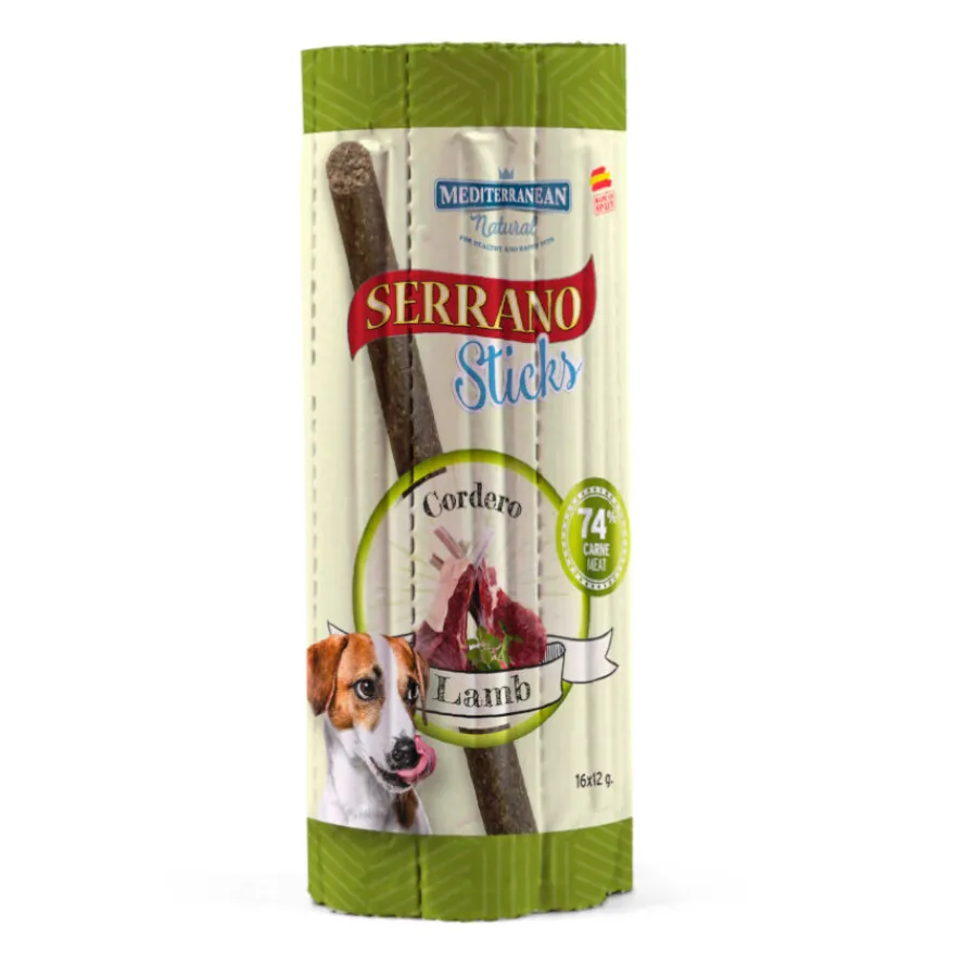 Mediterranean Natural Serrano Barritas de Cordero para perros Online